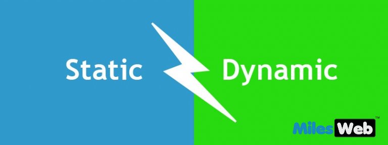 MilesWeb's tweet photo. Static Sites and Dynamic Sites: Know What Are The Differences! More at https://t.co/LzaKijl9KM #StaticSites #DynamicSites #WebDesign https://t.co/XEhL4QoAQL
