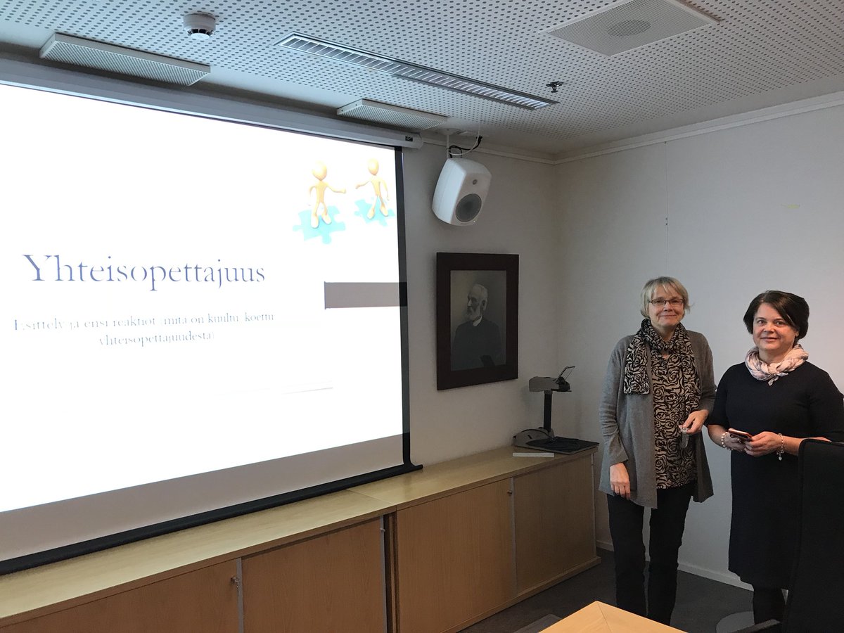 AnttiSankala's tweet photo. #tutori,t ja #yhteisopettajuus aiheena tänään @Kirkkonummi @KoliKkoli @IirisIrene @kaisajussila @KuumaTVT https://t.co/ZBVzAgqMmg