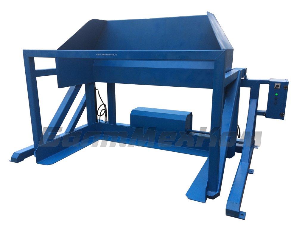 tipper for containers