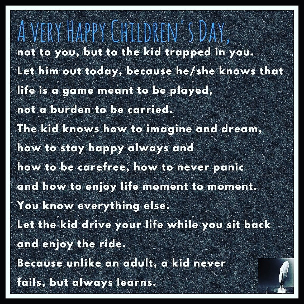 prabhavit007's tweet photo. #childrensdayitis #yesyouarestillachild #neverletitgo #thatcarefreeattitude #doinganything #withouthesitation #withoutasecondthought #makingmistakes #tolearnfromthem #fightingforourselves #takingstandforeverything #beingbrave #beingbold #beingpure #beingtrue #childhooddiaries https://t.co/Yu6OAKukWO