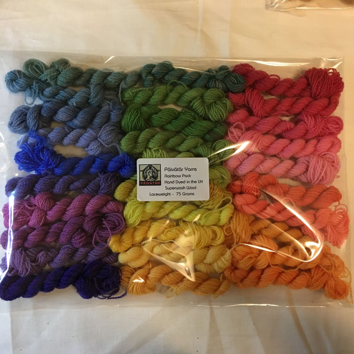 Allfiberarts's tweet photo. New - Rainbow Embroidery Wool Kits - 30 OOAK Hand dyed colours #Christmas #giftbuying #embroidery #crewelwool #etsyshop https://t.co/uyGMuJDuJy