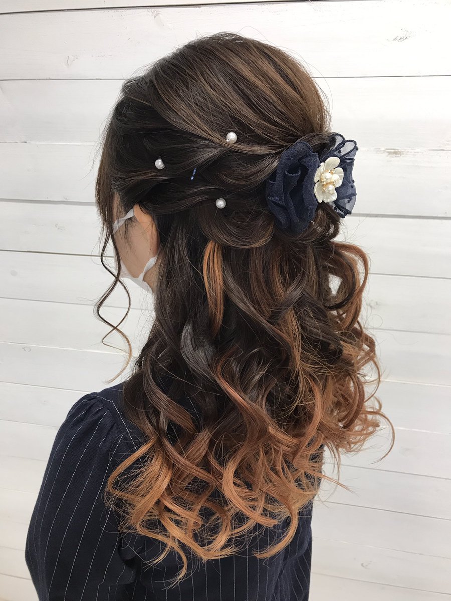 ヘアセットサロン 栄 錦 グランディール Twitterren 声優さんの舞台挨拶へお出かけのお客様 好きな人には可愛くして会いに行きたいですよね 女子力 ハーフアップ コンサートヘアセット 舞台挨拶