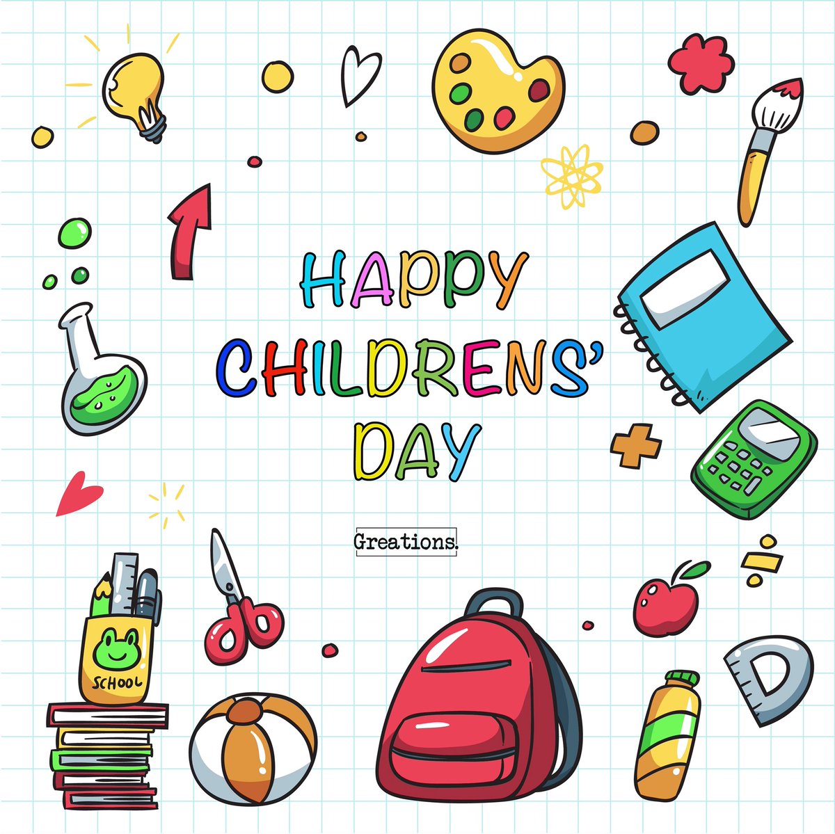 DesignerLadki's tweet photo. Here’s wishing you all a very #HappyChildrensDay
Keep the #child in you alive always!
#Greations #LetsKeepGreating #CreativitySetFree #Creative #Creativity #Graphic #Graphics #GraphicDesign #GraphicDesigner #Design #Designer #Art #ArtLovers #Childhood #Children #Kids #Nostalgia https://t.co/Y2r2Dt1COp