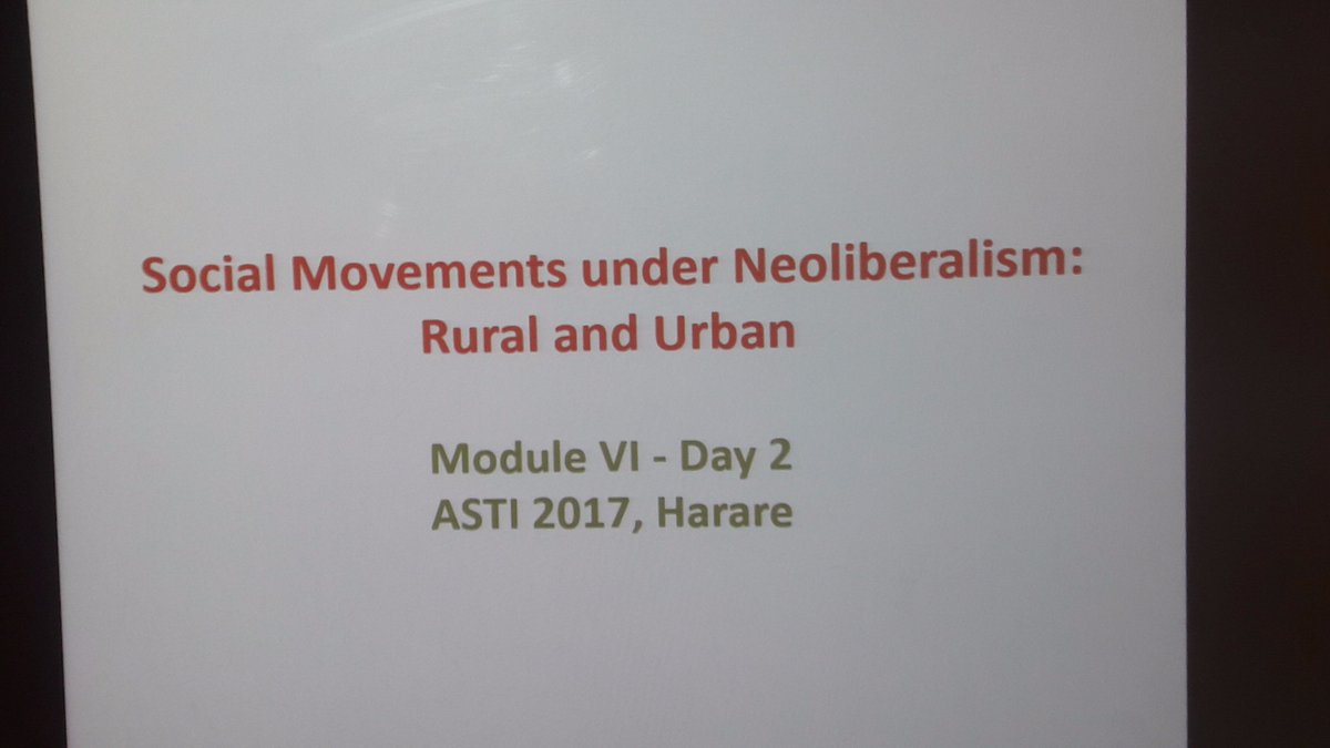 AIAS_trust's tweet photo. Day 23 of #ASTI2017 will focus on Social Movements under Neo-Liberalism with Prof Yeros https://t.co/O7rhxEBGs2