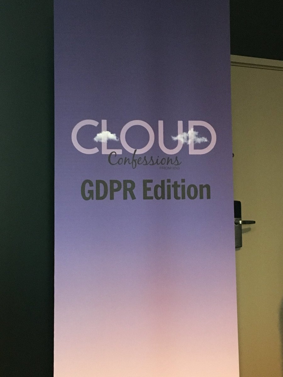 #cloudgdpr Nu drar en spännande och lärorik dag igång