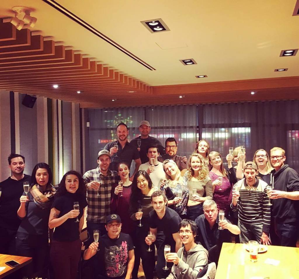 forageVancouver's tweet photo. The team is proud to celebrate #fiveyearsofforage tonight at our staff potluck. #restaurantteam #forageteamforever #somuchlovehere https://t.co/X22mJEicGI