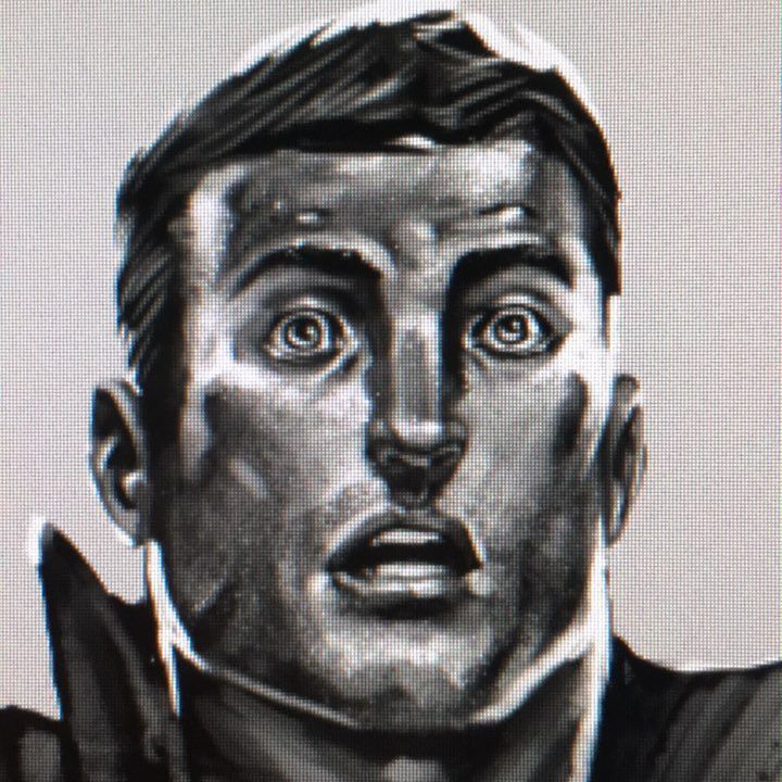 RayDillon's tweet photo. Ahh! I'm working on a new novel cover for @alanmechem #TheManTimeForgot #Painting #illustration #CoverArt #Novel #… https://t.co/wkNbx0dlSr https://t.co/facQnhNZJK
