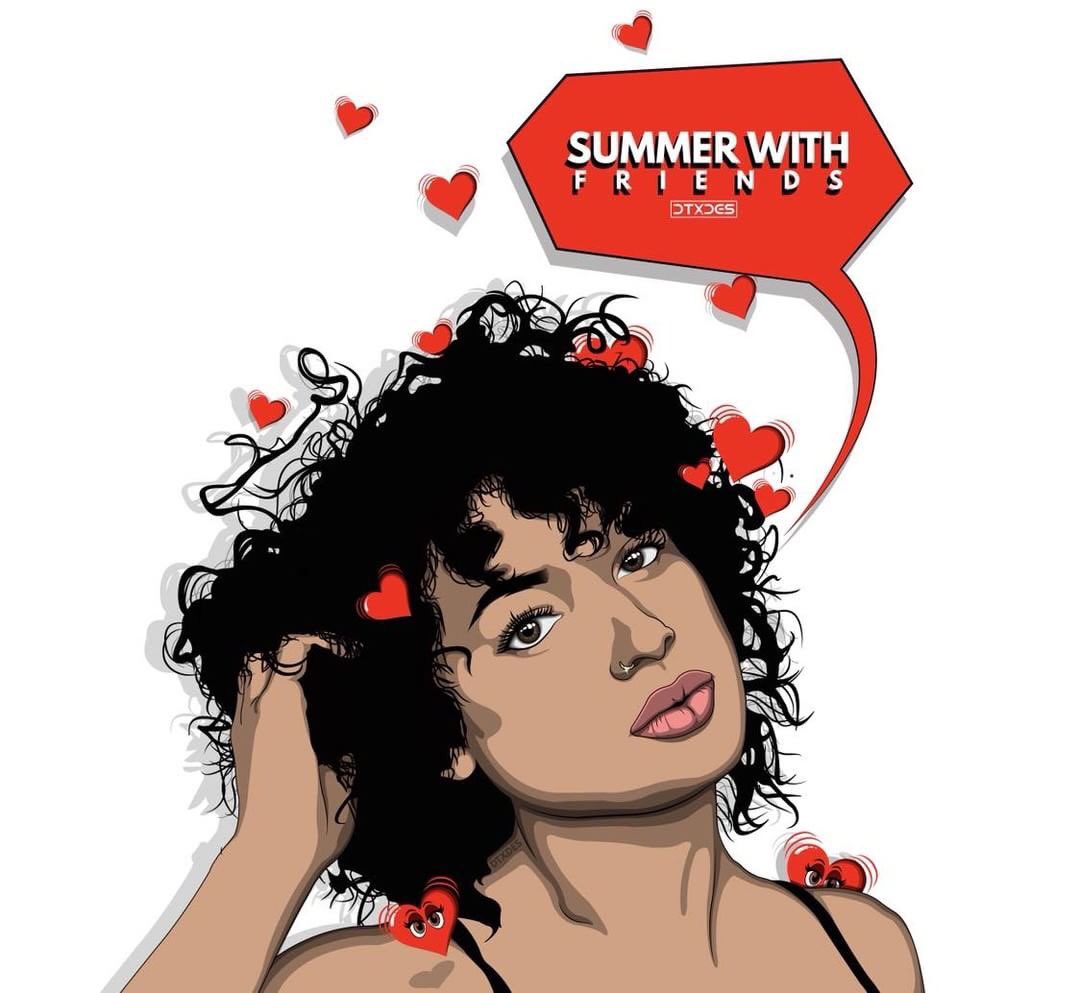 DTXDES_'s tweet photo. Summer with friends 🌹☀️ @iamDaniLeigh #dtxdes #illustration #vectorart https://t.co/RY4KYvMjiS