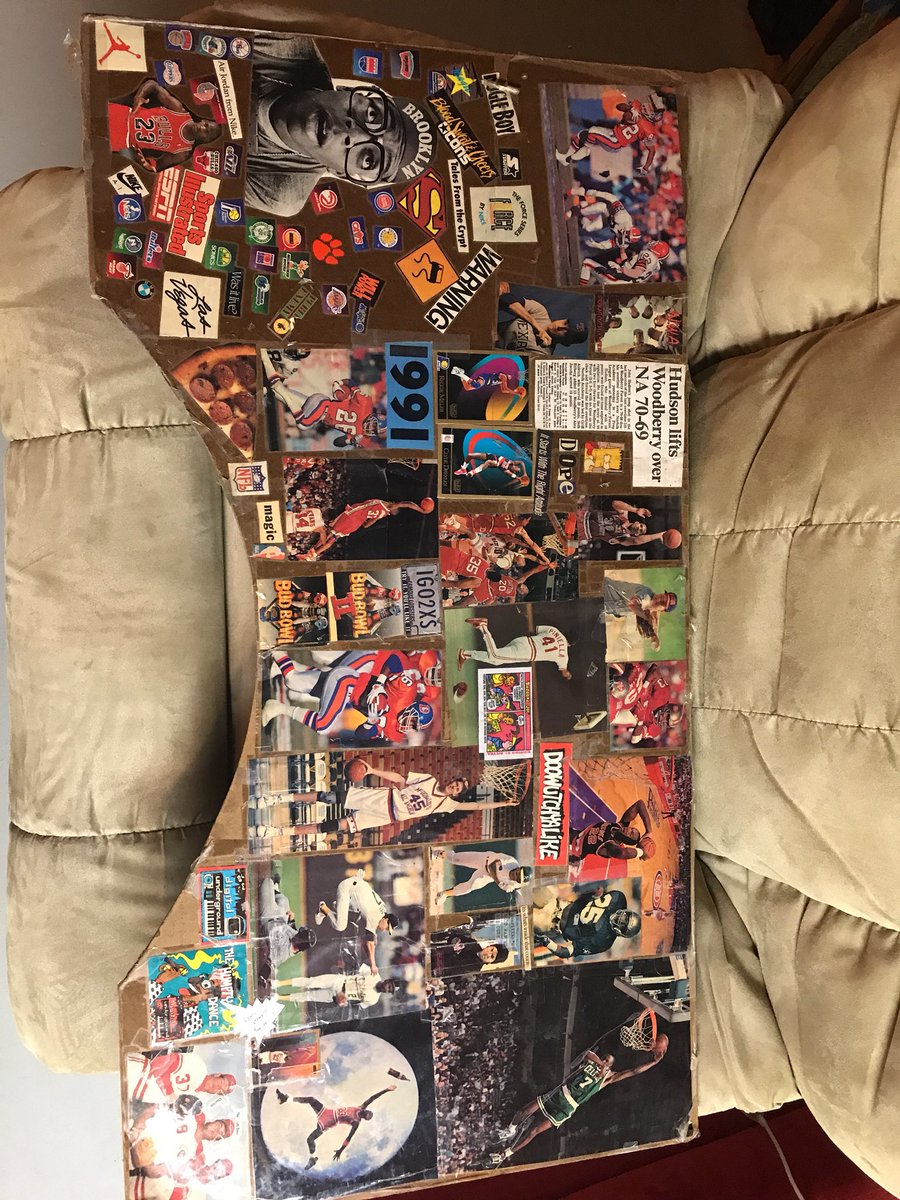 DLNEALY's tweet photo. I uncovered my high school lap board. Itโs an early 90โs treasure trove. #IceCube @WoodberryForest #ShawnBradley #HumptyDance #ReggieMiller #ClydeDrexler #DeeBrown #TheNastyBoys #BudBowl #BoKimble #NolanRyan #LouPiniella #WaltWeiss #BartSimpson #BugleBoy #BazookaJoe https://t.co/ieuIlsBnRE