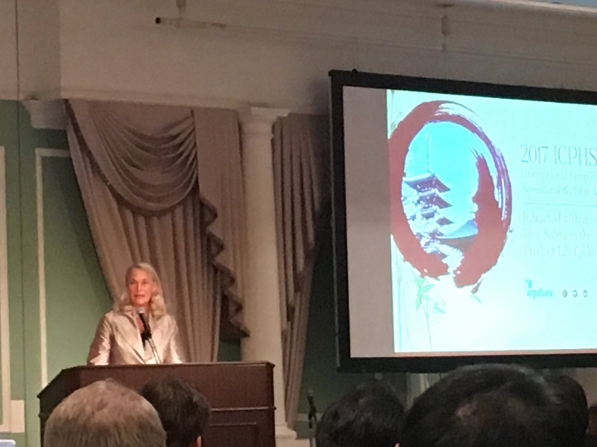kidsindanger's tweet photo. Here at #ICPHSOIntl17, @annmbuerkle, chair of @USCPSC addresses @ICPHSO. #safety #Tokyo https://t.co/GUme516IGk