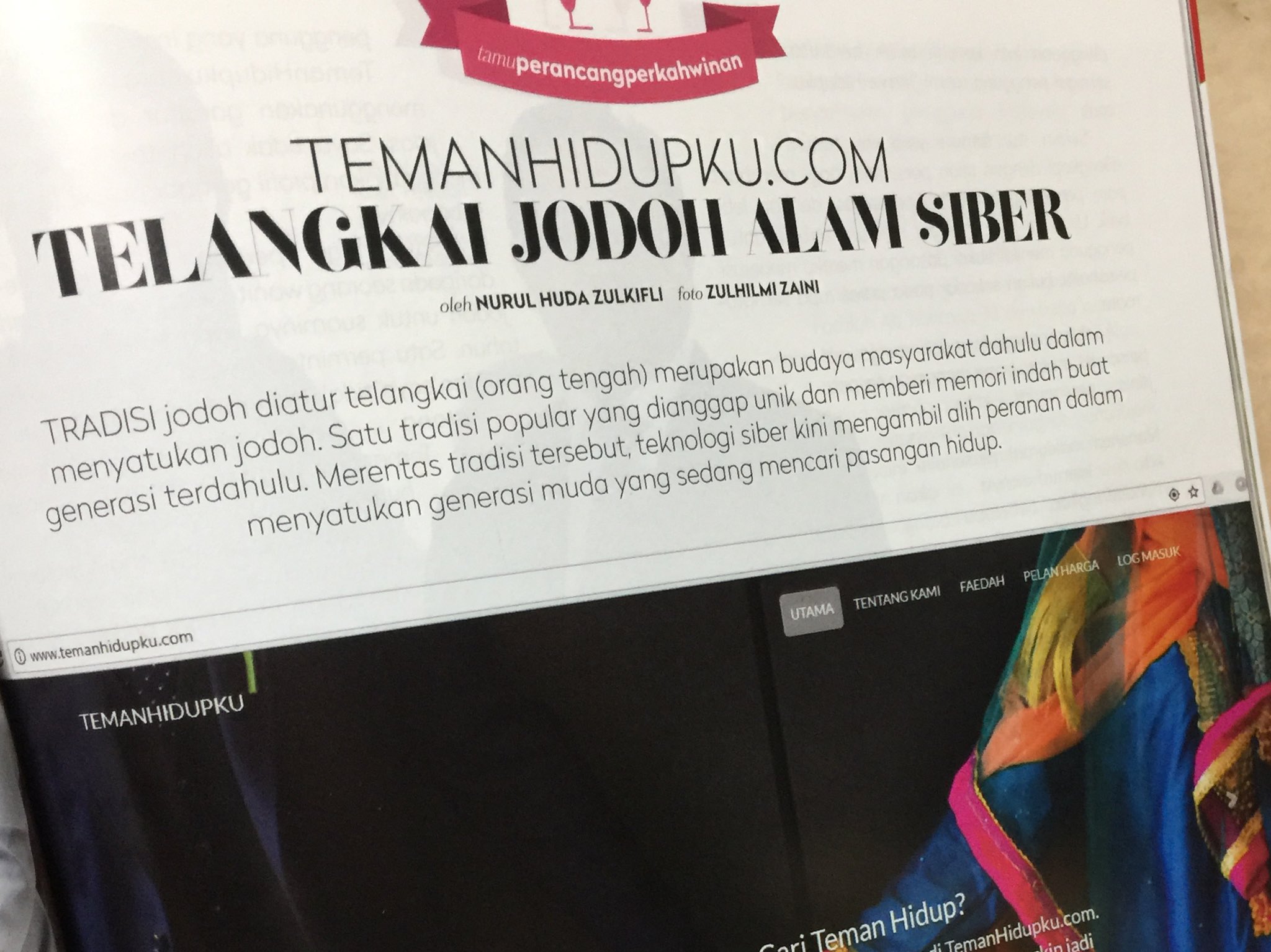 Temanhidupku Dotcom On Twitter Https T Co Grgwjbwnex Dalam Majalah Wanita Bulan November Yeay