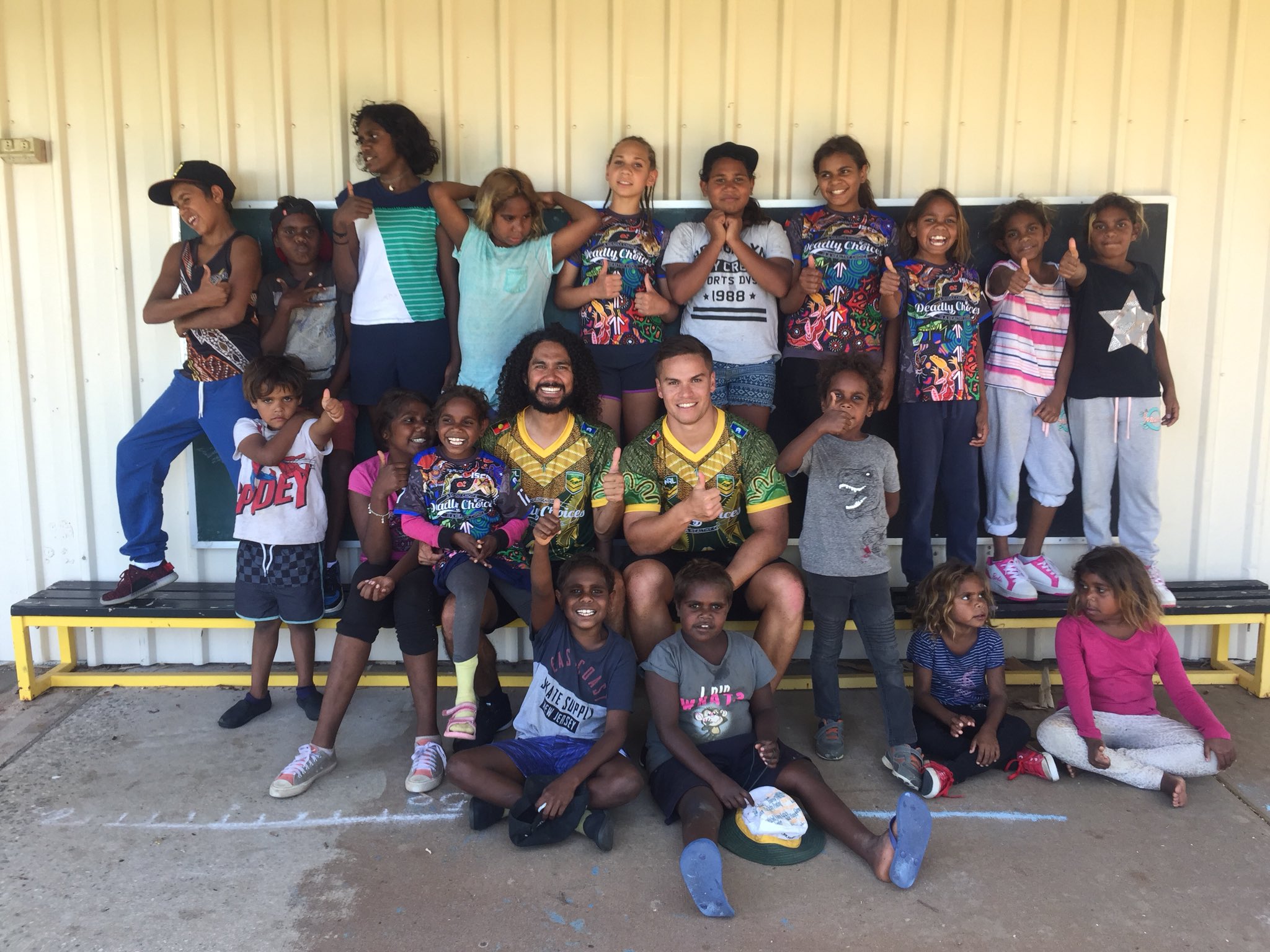 Deadly Choices Today Nathan Sean Visited The Deadly Students From Sadadeen Primary School Who Are Apart Of The Kites Program 0 Donna Lemon From Congress Aboriginal Health Service Has