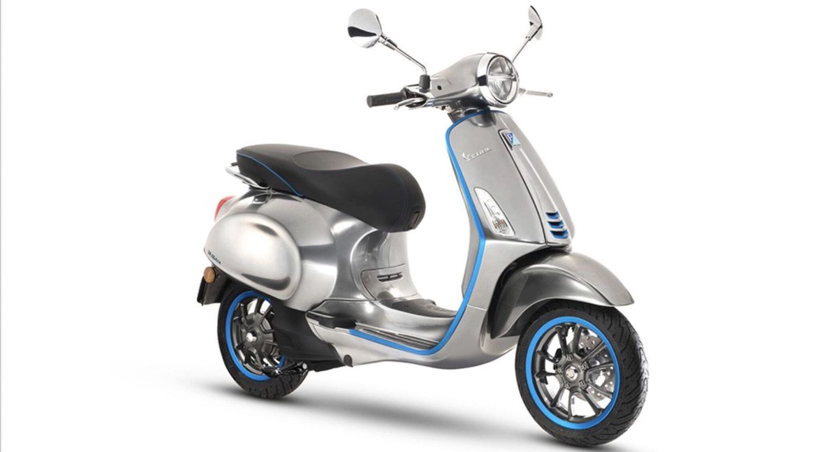 EverCharge's tweet image. Vespa releases specs of its first electric scooter: 4 kW motor and 62 miles of range buff.ly/2yLmRK1