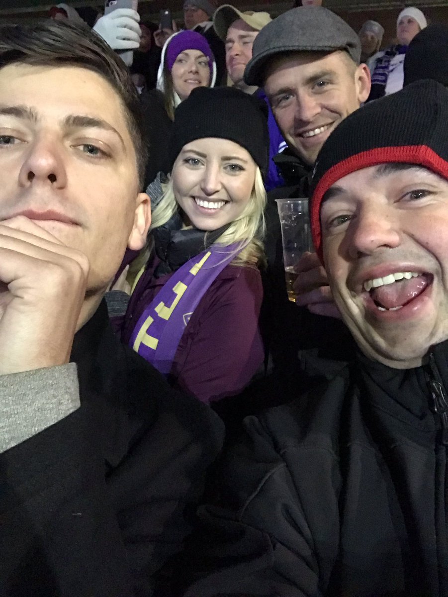 DrakeKarpinsky's tweet image. Had fun cheering on USL CHAMPS with @Jake_Bauman and @KaitlynnFish