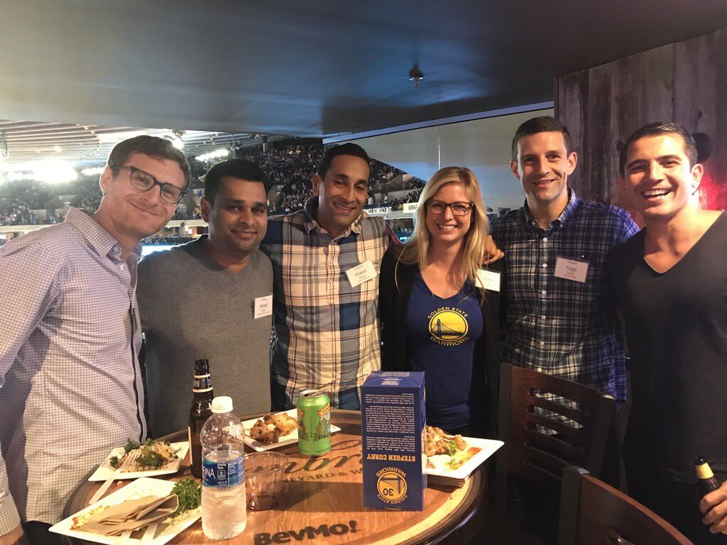 EniacVC's tweet photo. Our @annaring repping Eniac at the #VCNetwork's #Warriors game event. πGood time with the best company!βΉπ» https://t.co/nRzMSchYSt