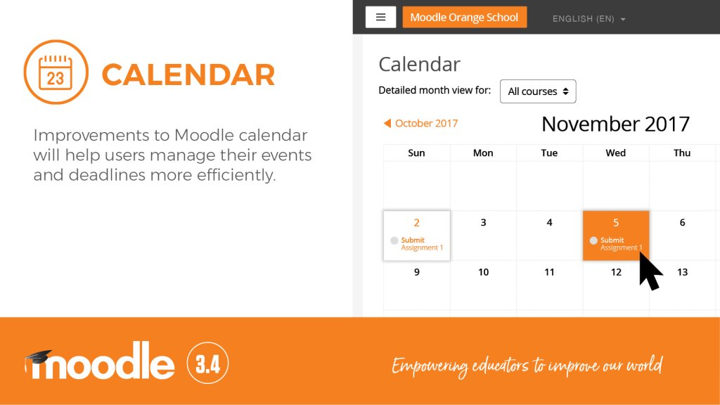 iLite_eLearning's tweet image. Manage deadlines and events easily with improvements to the calendar in Moodle 3.4! ilite.wordpress.com/2017/11/14/man…