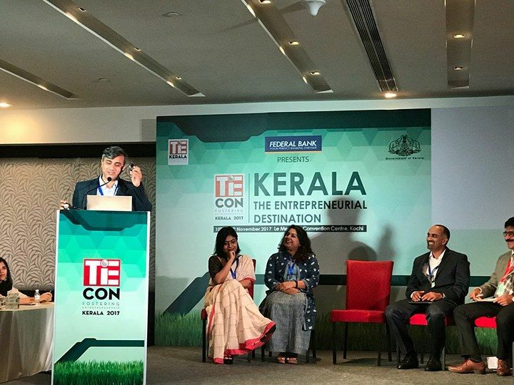 EduBrisk's tweet photo. Founder & CEO, Saiju Aravind with the elite panelists of the Young Turks #startuplabs #TieConKer17 @tiekerala
#entrepreneur #StartupIndia #startup #edupreneur
https://t.co/IDFjJfp3Gy https://t.co/qjG9YmpyN2