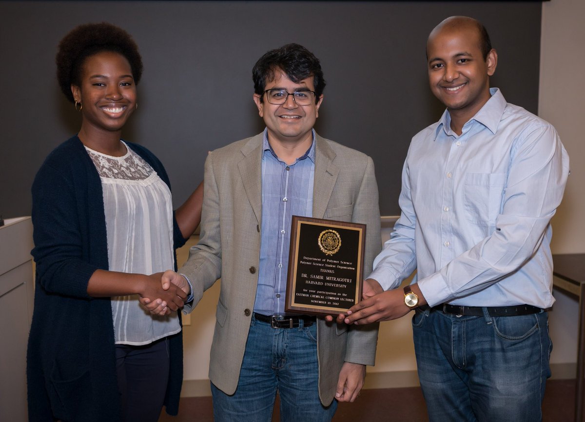 SMitragotri's tweet photo. Thank you @uakron Polymer Science Dept and #PSSO @KMangaldeep for organizing a wonderful visit for the @EastmanChemCo lecture! https://t.co/CVTdtDBbyu