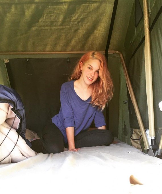 Sleepy explorer 🏕 https://t.co/m64XNsPYio
