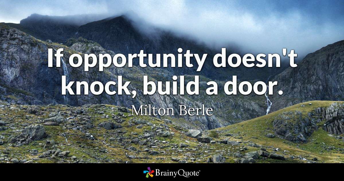 ECSillinois's tweet photo. Opportunities won't be handed to you, #ENGRIllini! Your #MondayMotivation is to "build a door." https://t.co/NRXDFd0bMi