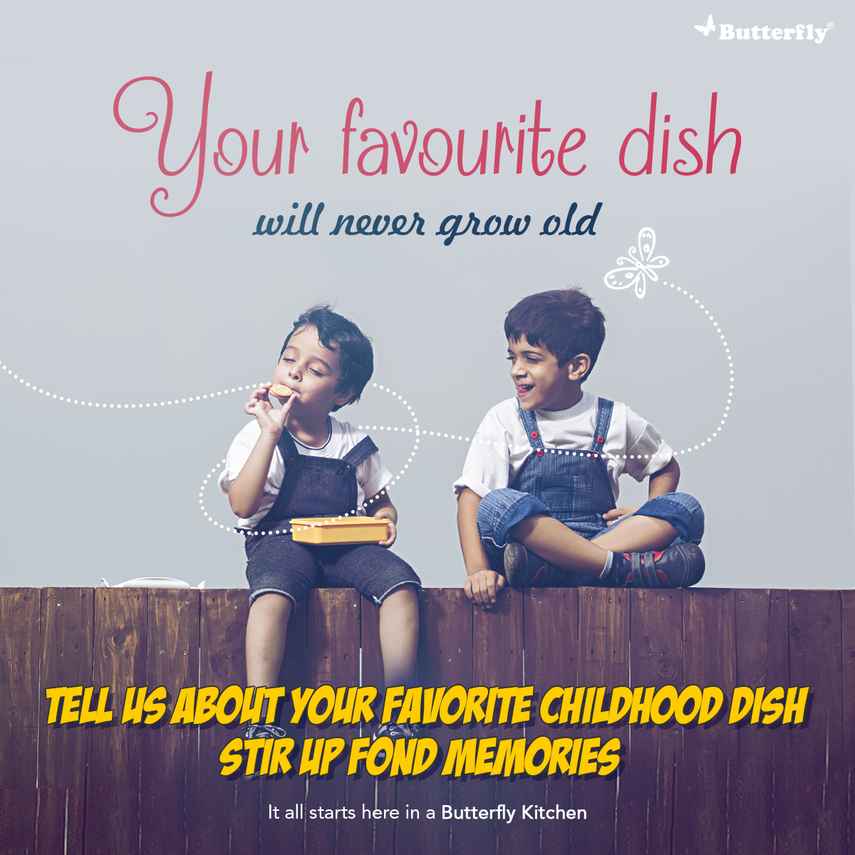 ButterflyKitchn's tweet photo. This Children’s Day, let’s take a trip down memory lane. Revisit your food memories and tell us which dish was your favorite when you were a kid? Do you still have a craving for it? #ChildrensDay #Children #Butterfly https://t.co/XyGD9EriPA