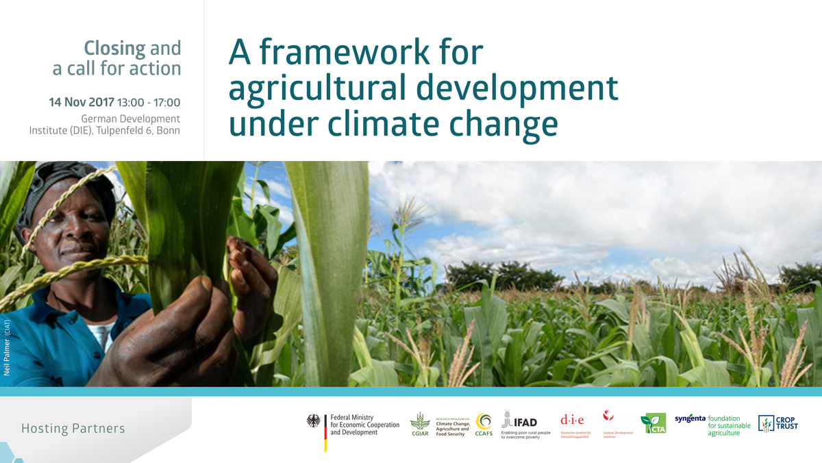 AnetteFriis's tweet photo. Today's the last #AgAdvantage #COP23 event: transforming #agriculture for the future. Join us at DIE (next to Bula zone) at 1PM: https://t.co/H4pOcjQdCM
or follow online: https://t.co/lQmcW9GkA1 https://t.co/DkUqMGWUkX