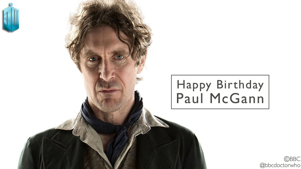 Three cheers for Number Eight   Happy birthday, Paul McGann! 