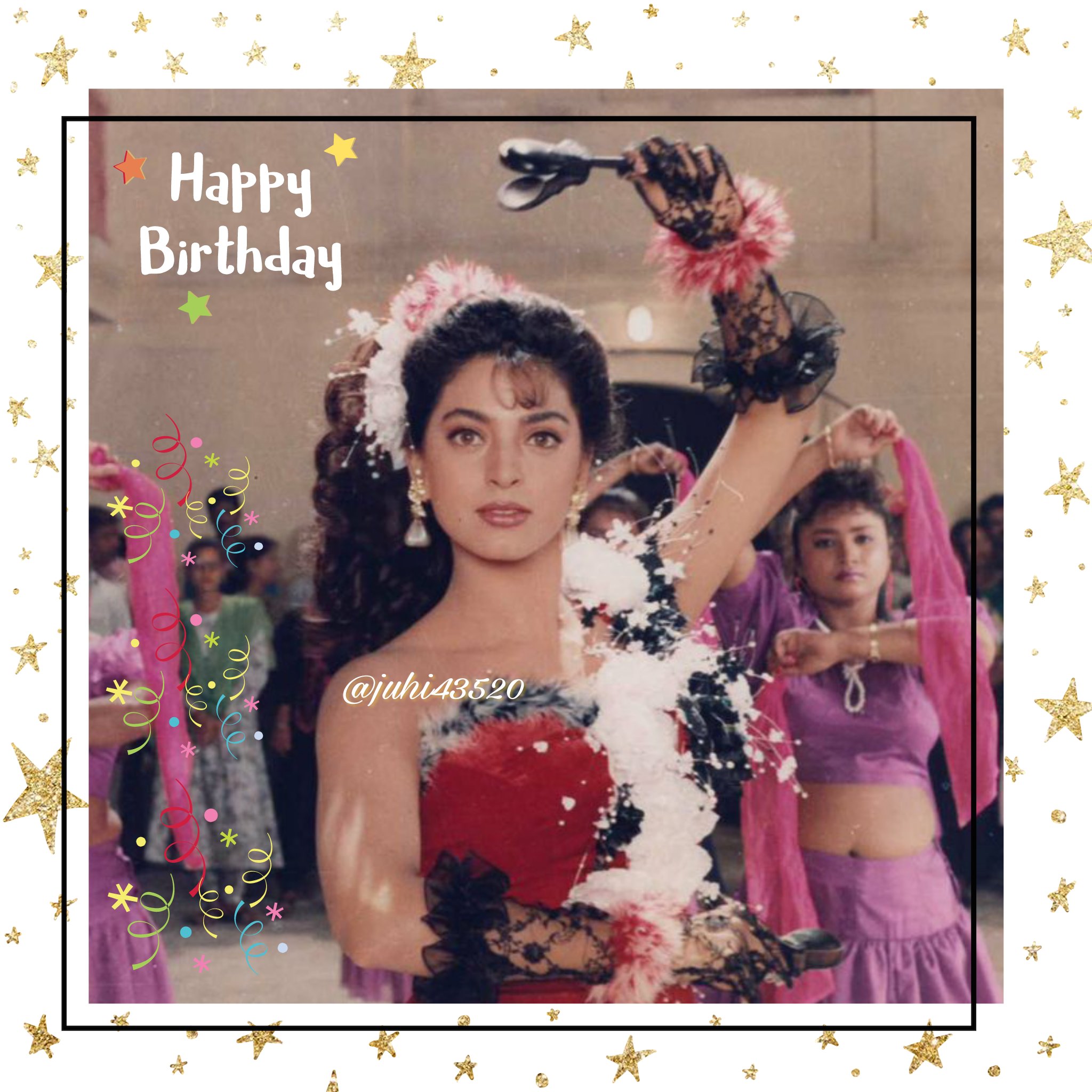  Happy birthday juhi chawla wish you a very happy birthday all thevery best 