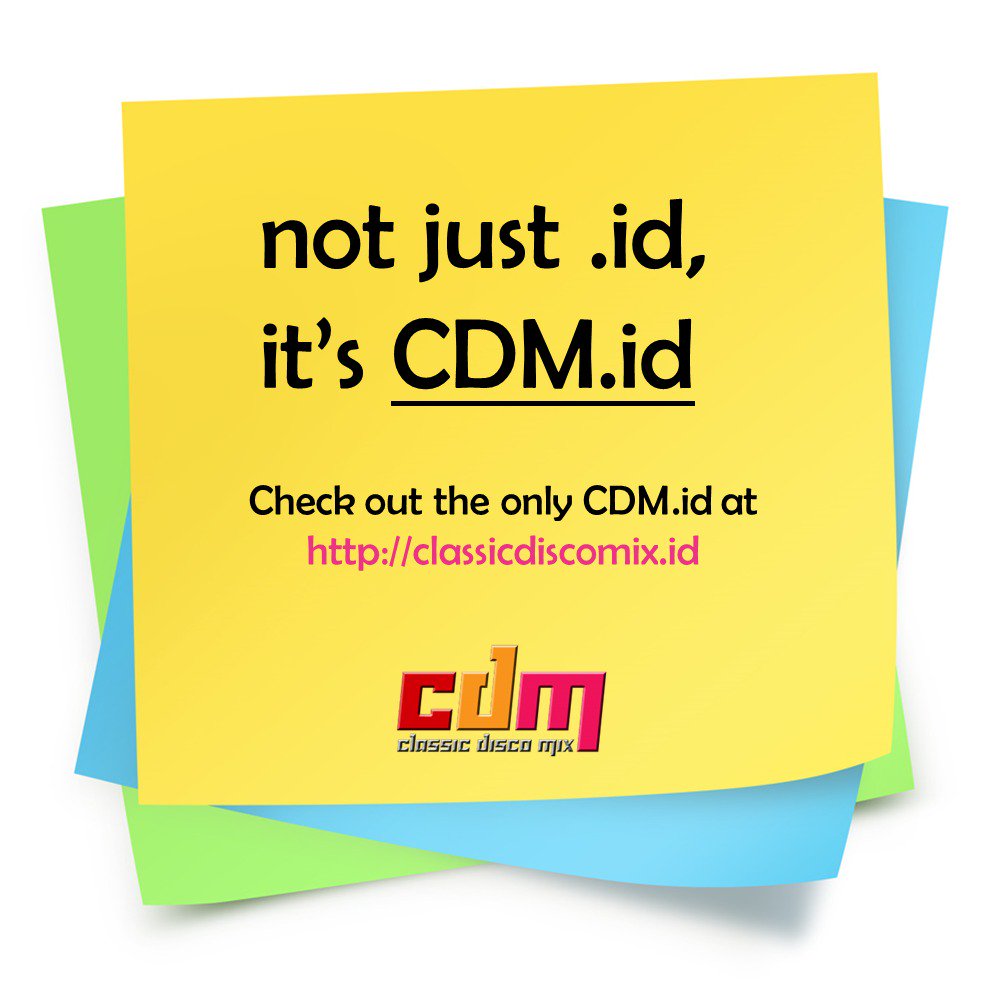 rudypandu's tweet photo. not just .id, it's CDM.id
Check out the only CDM.id at https://t.co/JNgf9eW1Cy
#classicdiscomix #cdm #cdmid #cdmers #classicdisco https://t.co/40cvt0Ecpp