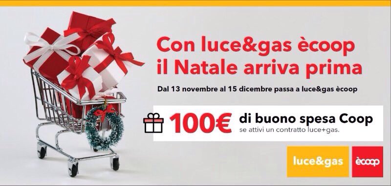 averone's tweet image. #NataleLuceGas #Lucegasècoop #Coop