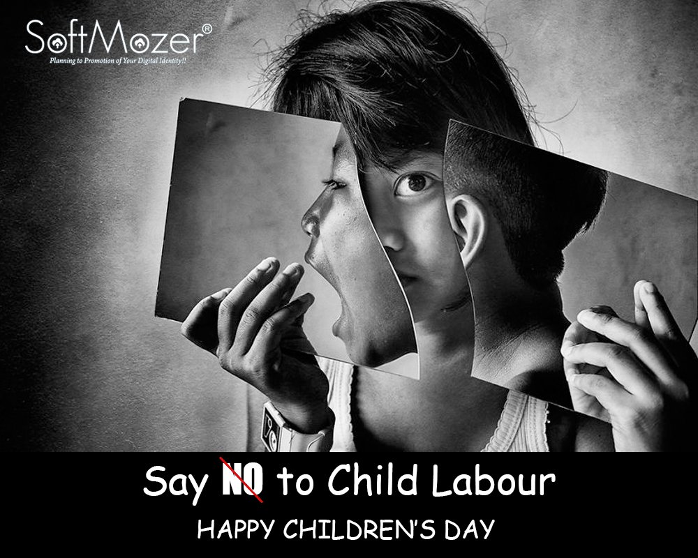 "Make our Future Bright, Shape our Future Right. And SAY NO TO CHILD LABOUR". Enjoy the spirit of Children's Day. Happy #ChildrensDay to all the future world leaders.

#HappyChildrensDay #SayNoToChildLabour #SoftMozerBusinessConsulting #SBC #SoftMozer