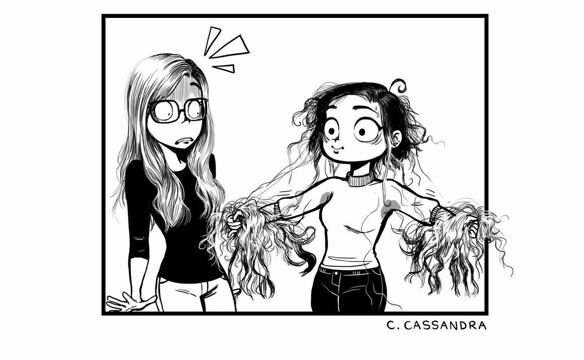 Me losing my hair because of stress rn: