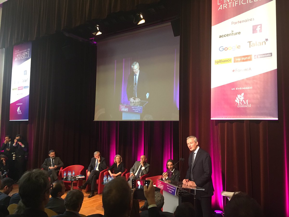 RMconseil's tweet photo. Discours de clôture du #ForumIA par @BrunoLeMaire https://t.co/eaSfib3H3F