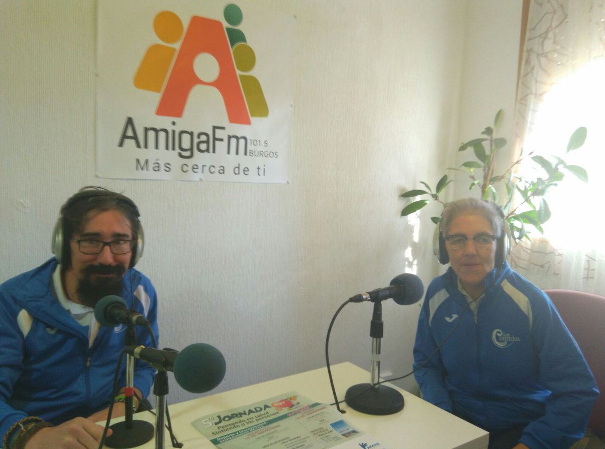 Hoy en Radio AmigaFm 104.5 #Burgos <a href="/mariapa992/">Maria Paz</a> y Alvar Hernández contando experiencias de #deporteadaptado <a href="/lascalzadas/">P̶o̶nm̶p̶🌪ᅠᅠᅠᅠᅠᅠᅠ ᅠᅠᅠᅠᅠᅠᅠ ᅠᅠᅠᅠᅠᅠᅠᅠᅠᅠᅠᅠᅠᅠᅠᅠᅠᅠᅠᅠᅠ</a>