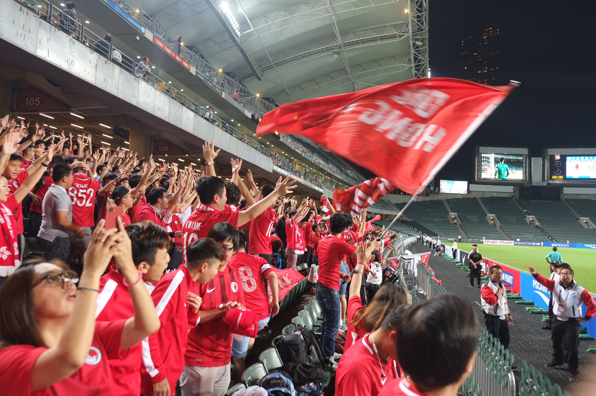 Kris Cheng on Twitter: "Chinese anthem booed at Hong Kong ...