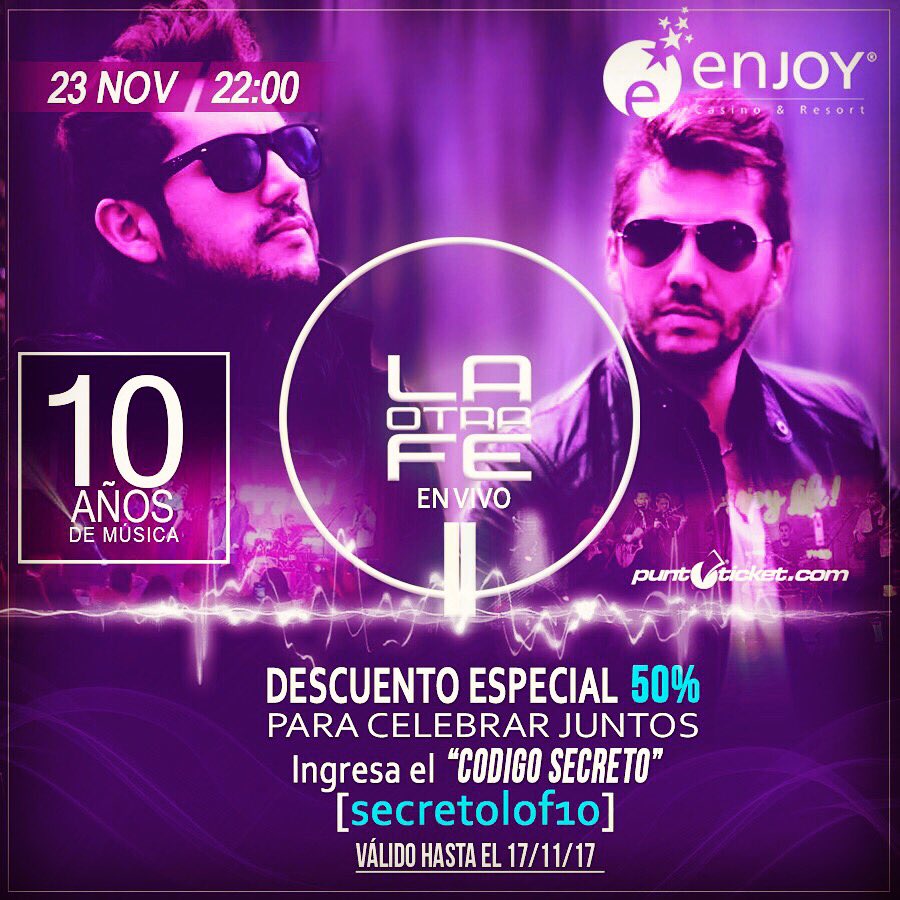 Te tenemos un regalito, queremos que tod@s puedan acompañarnos este 23 de Nov.