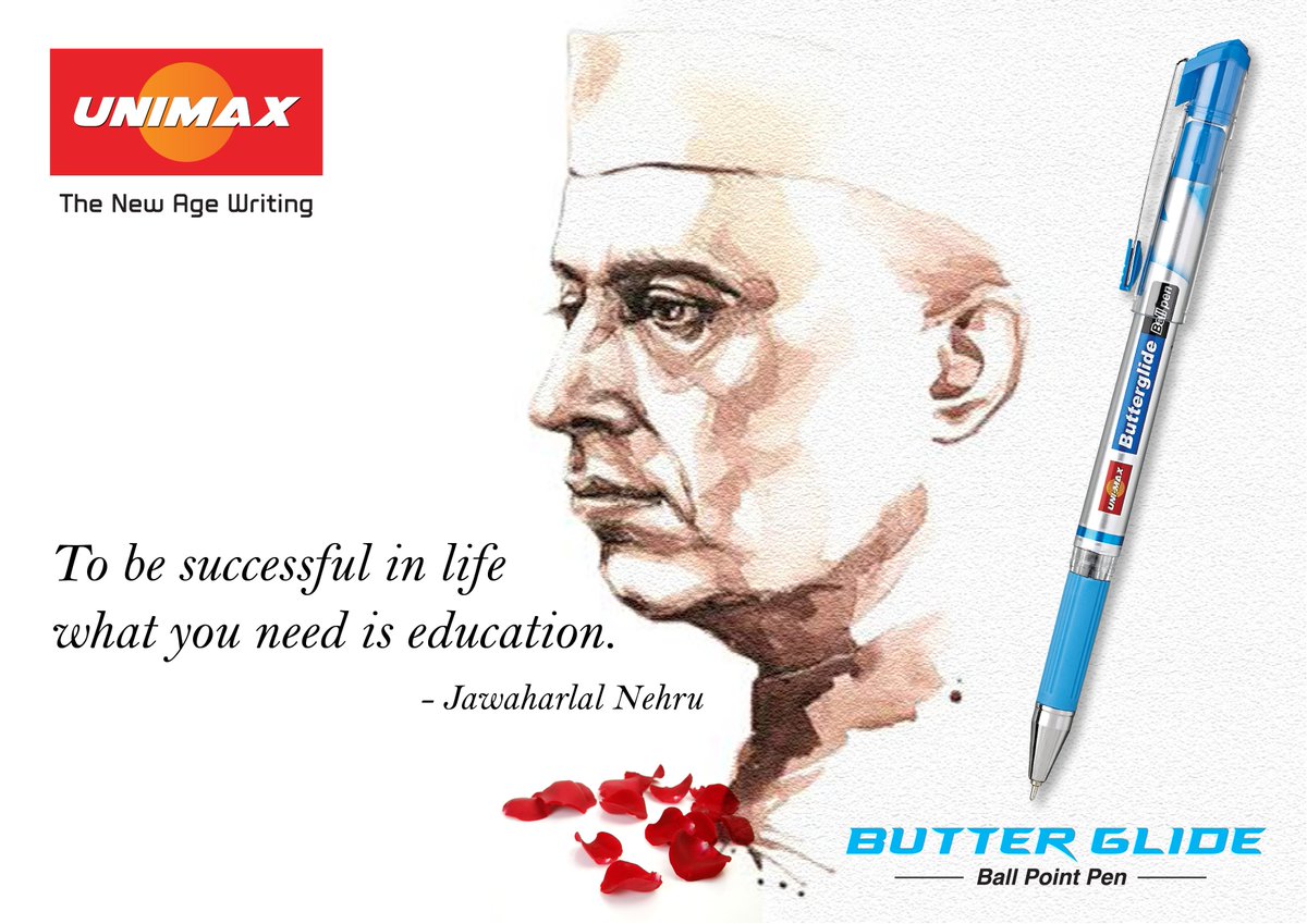 unimaxindia's tweet photo. Happy Children's Day! #ChildrensDay #RememberingNehru #Education #StartWriting #NewAgeWriting #Unimax https://t.co/vEQ0EWOz6v