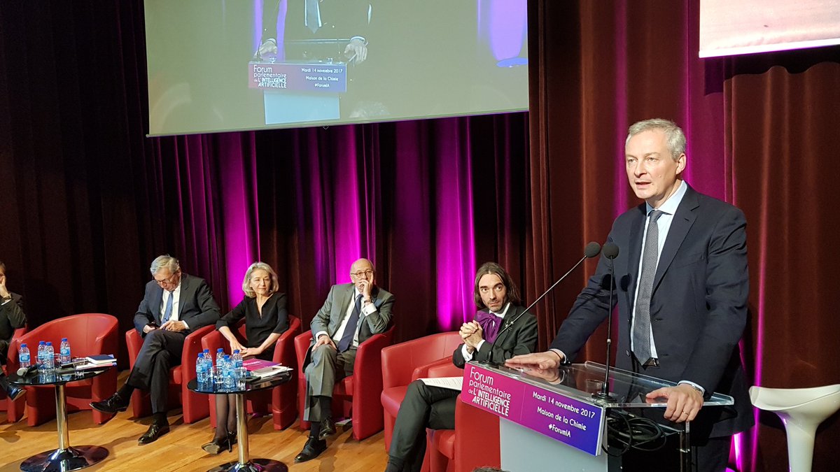 BdGEORGES's tweet photo. "Pour réussir en Intelligence Artificielle, il faut en investissant, relever le défi des innovations de rupture et faire face à une révolution éducative. Le capital humain, en tout, fait la différence" @BrunoLeMaire #FranceIA https://t.co/74zbbj2YDe