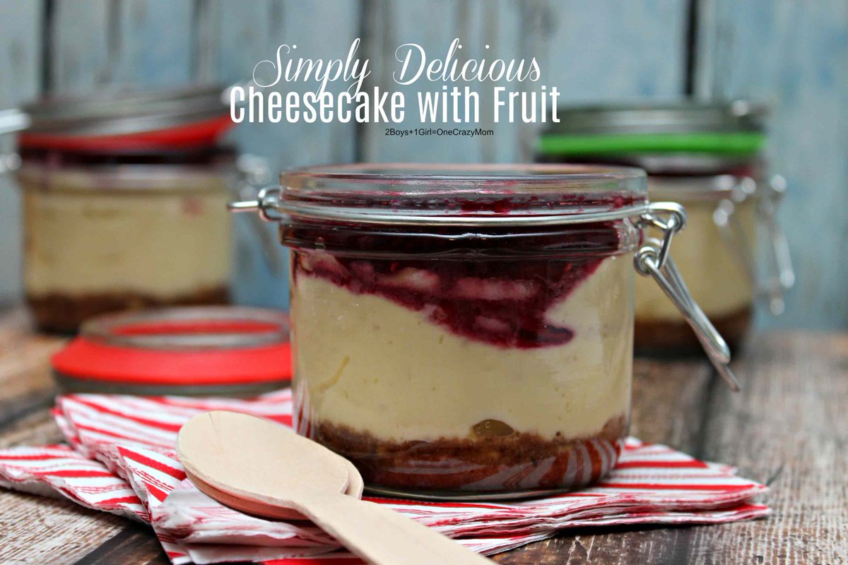 mausekindmom's tweet photo. Warm Delicious and Simple Cheesecake with Fruit Topping without heating the kitchen. Enter a #Giveaway for your own @BelliniKM #ad  https://t.co/tBYrZht1z8 #ThermoCooking  #Recipe #Thanksgiving dessert idea https://t.co/wHzXdp6rcL