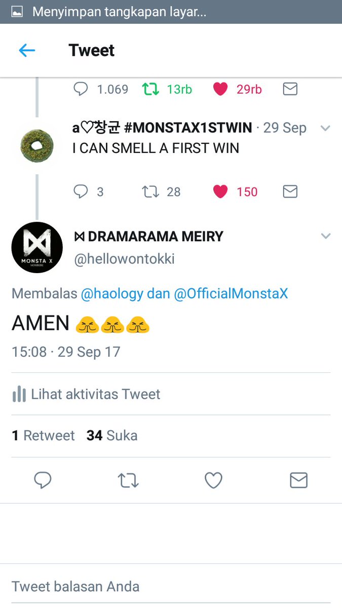 hellomxmb's tweet photo. AMEN 🙏🙏🙏
Nothing Impossible, 👍👍👍😭
MONSTA X DID IT ❤❤
AMEN 🙏🙏
#MonstaX1stWin #몬스타엑스 #DRAMARAMA #THECODE #Protocol_Monbebe https://t.co/zdgoNeVzYy