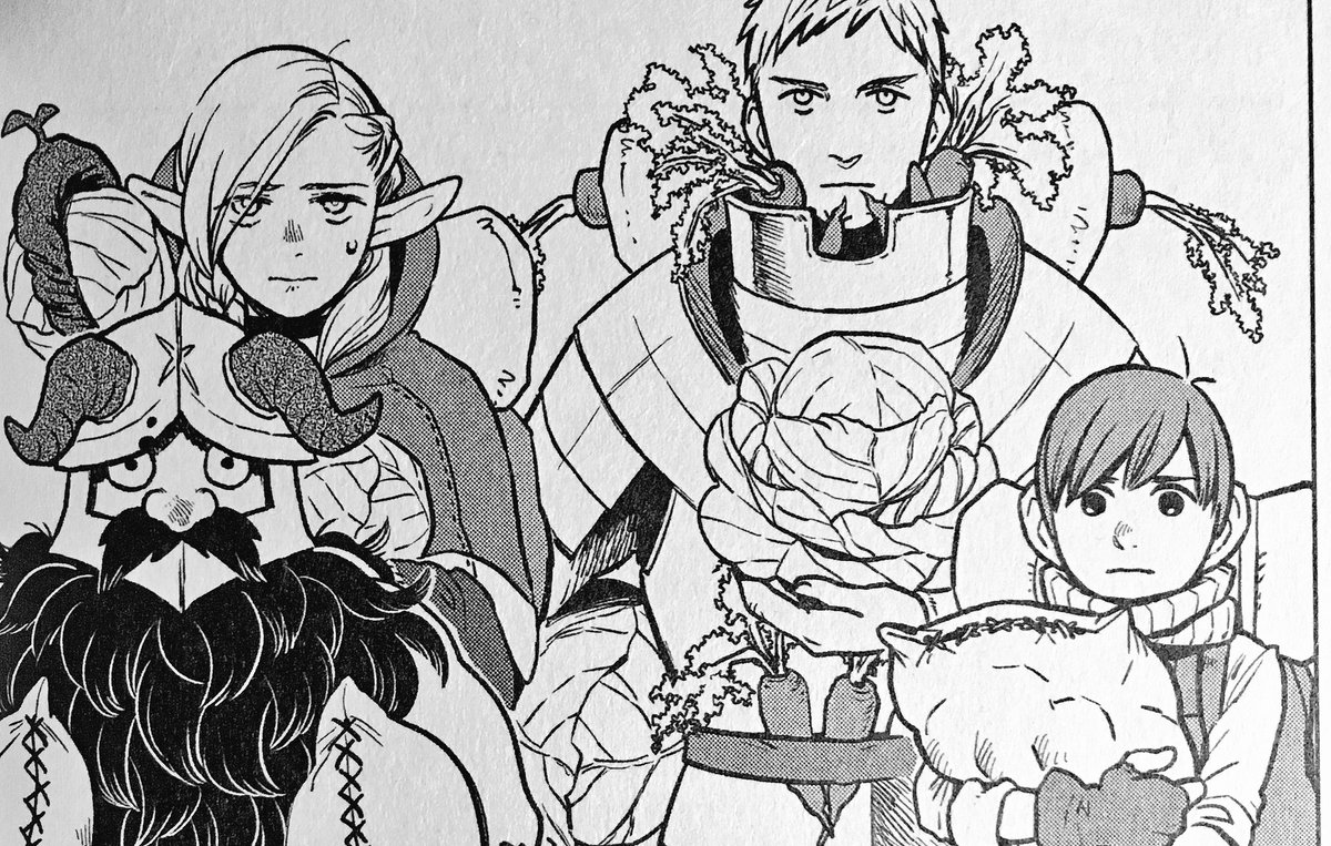 bought dungeon meshi 2 and got to revisit one of my fave Looks.