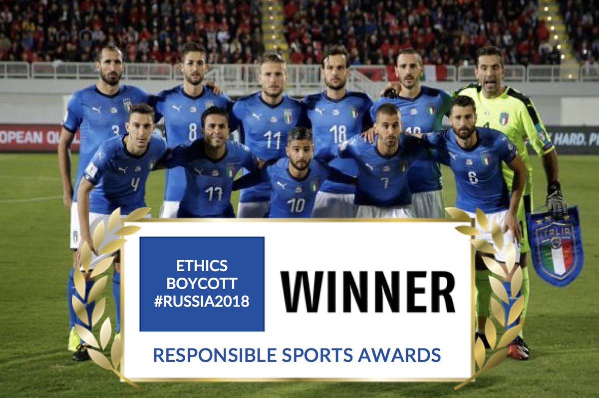 #Russia2018 #ethics boycott #humanRights #ForzaAzzurri!