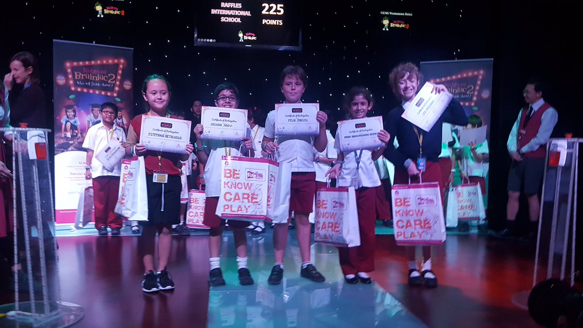 rafflesdxbsec's tweet photo. #braniac #challenge #dxbrafflesissecondary year 4,5,6,7 first round winners of Braniac competition  Good luck for next round. https://t.co/X3qb2rwL5d