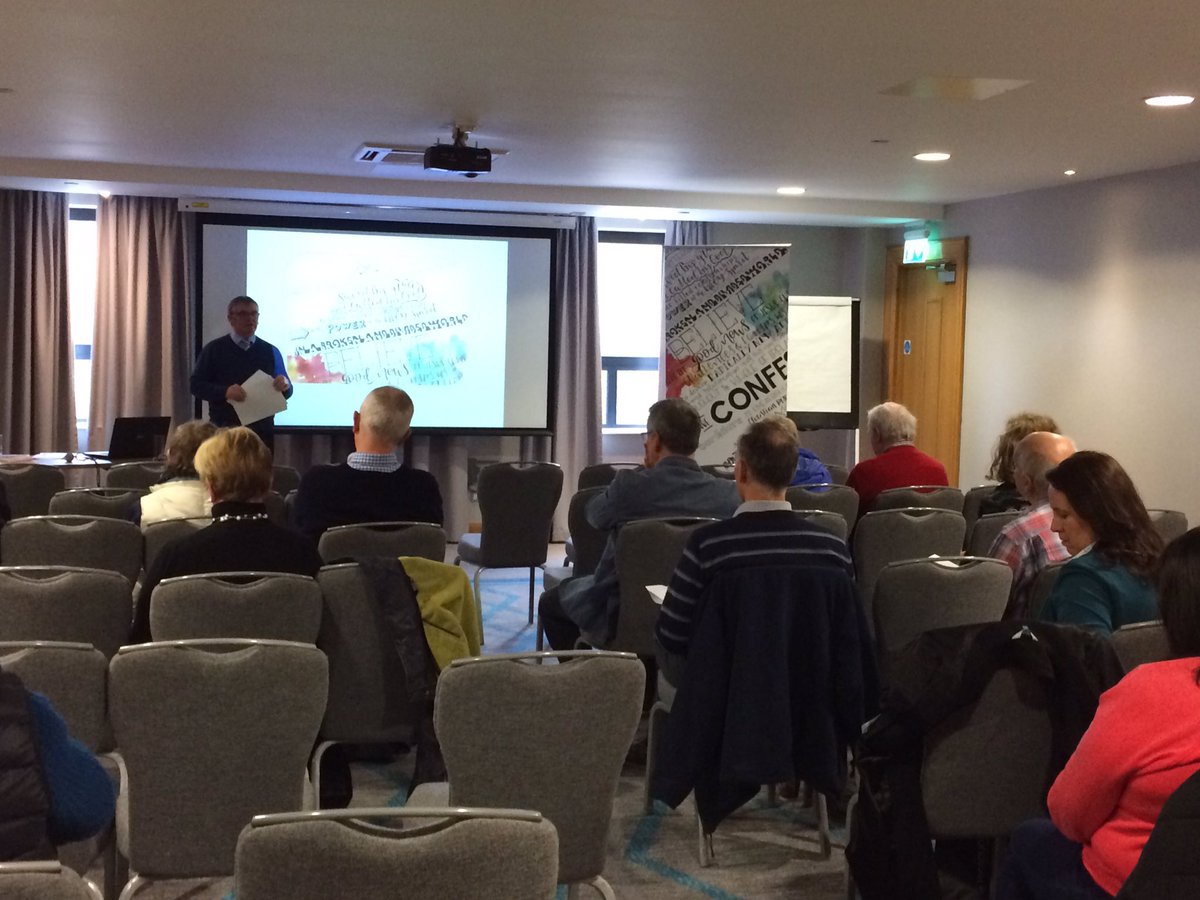 pciassembly's tweet photo. Rev. Stephen Johnston delivering a seminar on our Vision for Society at the #churchresourcesexhibition today. #pci #presbyterianireland #visionforsociety #cre https://t.co/rdZNbIpdRF
