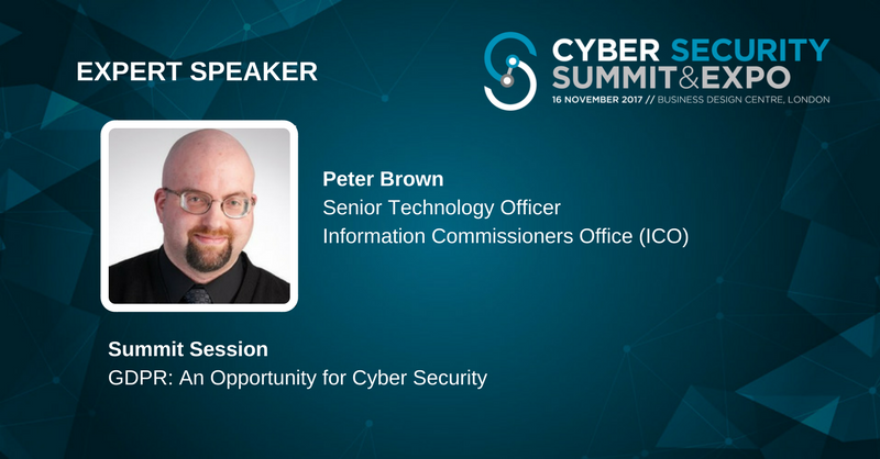 UKCyberSummit's tweet image. Be prepared for the #GDPRdeadline as Peter Brown discusses the frameworks &amp;amp; guidance from @ICOnews see full agenda: buff.ly/2zCFUpD