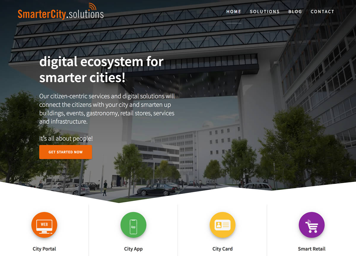 Meet us at the Smart City Expo 2017 this week in Barcelona.
We present our citizen-centric services and smartercity.solutions at #SCEWC17 in Grand Via Hall 2, Street B Stand 220