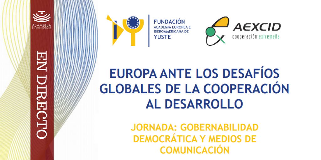 🔴 EN DIRECTO | Blanca Martín, presidenta de la <a href="/Asamblea_Ex/">Asamblea Extremadura</a>, inaugura la Jornada "Gobernabilidad Democrática y Medios de Comunicación"
👉 asambleaex.es/acto-498