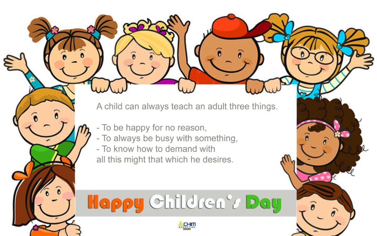achimsolutions's tweet image. #ChildrensDay