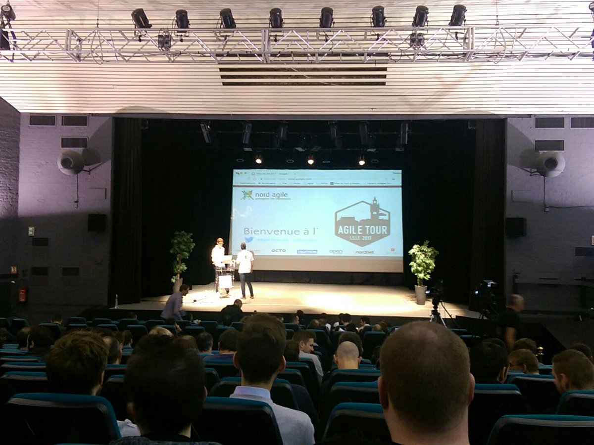 JeanLoupLamothe's tweet photo. La seconde journée de l'Agile Tour Lille, c'est parti ! On est présent !
#SopraSteria  #AgileTourLille https://t.co/8dSLy3kzKE