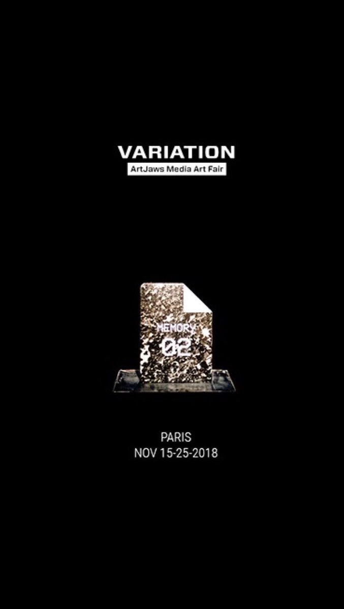 solimanlopez's tweet photo. Hoy se inaugura #Variation @artjaws #mediaart #fair!ya están instaladas las piezas de #filegenesis @bitforms @gaitelyrique @arebyte https://t.co/z1w0AN8r2F